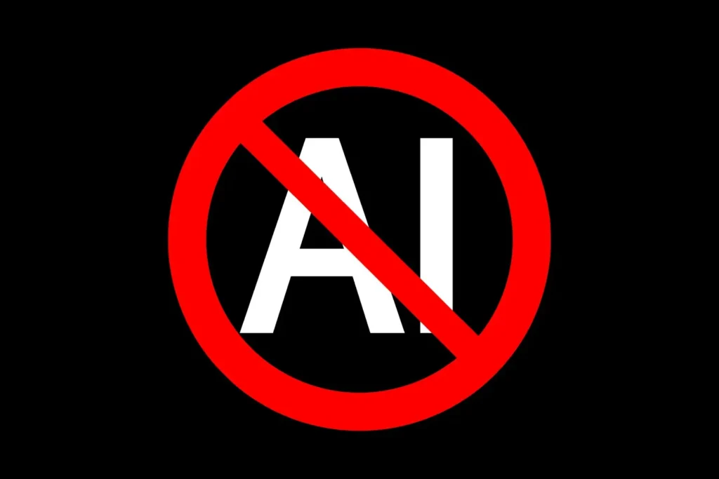 Anti AI Flag