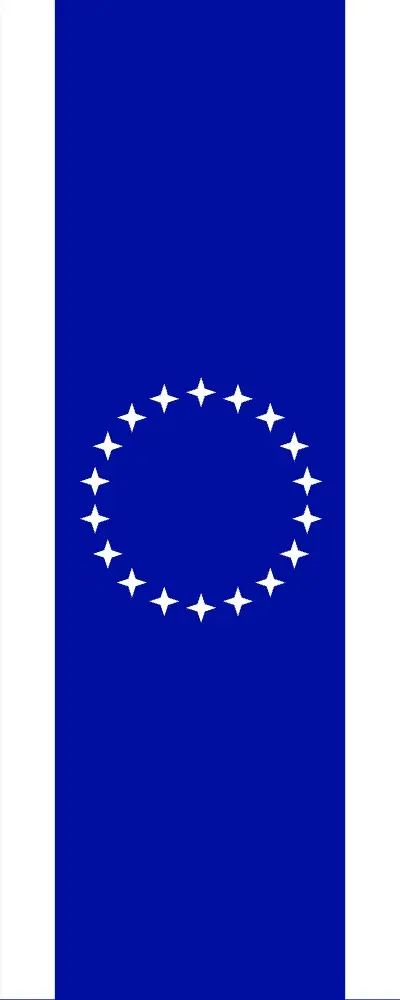 Federation of Human States / Human Federation (vertical banner)