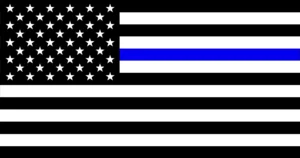 “Blue Line” American Flag but from memory