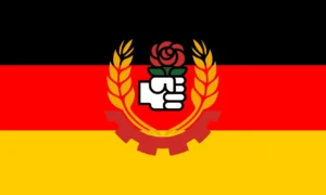 The flag of The Democratic Republic of Germany (Not  East Germany)
