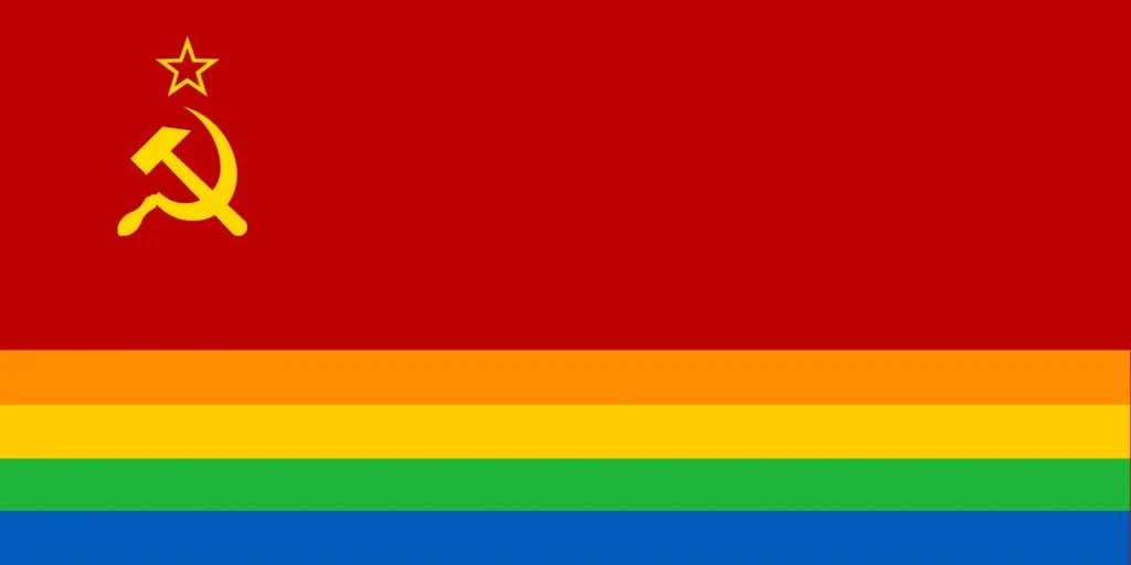 LGBPTQ+ Friendly USSR flag