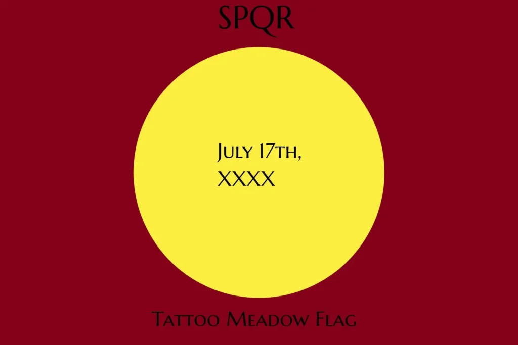 Tattoo Meadow Flag