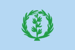 Flag of Eritrea (1952-1962) (2:3)