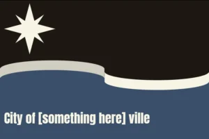 Like every modern american city flag