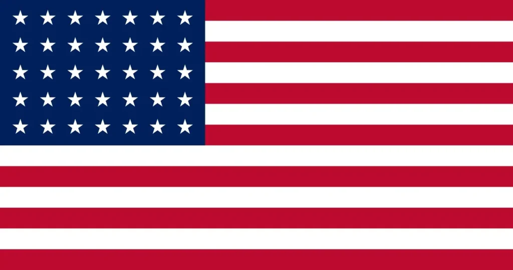 United States of America Flag 1865