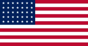 United States of America Flag 1865