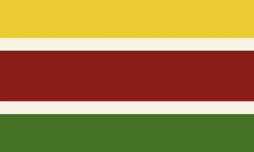 State of Memel, tricolor flag (Fictional Nation)